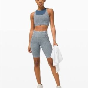 Lululemon Athletica Gray Bike Shorts